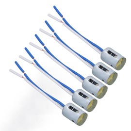 12 Volt 1156 Light Bulb Socket Holder,1156 Bulb Holder,1156 LED Light Bulb Socket,10PCS 1156 Bulb Sockets LED Turn Light Holder with 3.5in Harness DC 12V Flexible