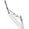 yyangz 50pcs/Box Metal File Fastener 2-Hole Metal Binder Clip Paper