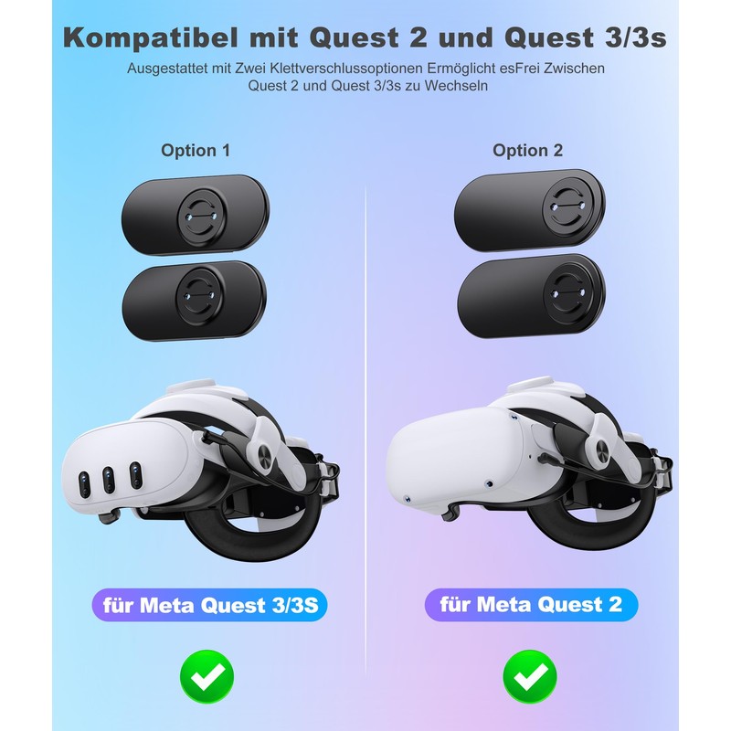 CoguyTech Comfortable Elite Headband for Quest 2 and Quest 3