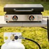 CHILIPILI 4 FT Propane Regulator and Hose with 90-Degree Elbow