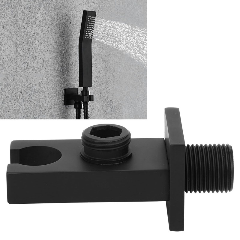 G1/2 Thread Handheld Shower Head Holder WallMounted Shower Holder Bathroom