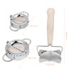 304 Stainless Steel Manual Dumpling Maker Set with Dumpling Wrapper