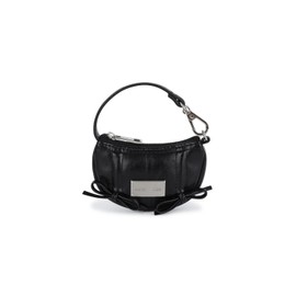 MatinKim Matte Kim Half Shirring Ribbon Charm in Black