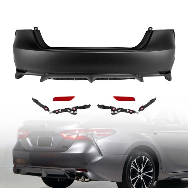 Rear Bumper Cover Fits 2018 2019 2020 2021 2022 2023