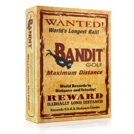 Bandit Non Conforming Illegal Maximum Distance Golf Balls 1 Dozen 12 Balls -NEW-