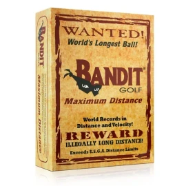 Bandit Non Conforming Illegal Maximum Distance Golf Balls 1 Dozen 12 Balls -NEW-