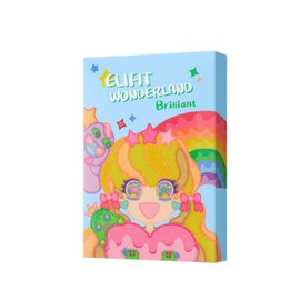 ELIFIT WONDERLAND Brilliant Fes Pack of 10 Clear and Tone Up Face Mask Whitening Natural Ingredients Safe for Sensitive Skin