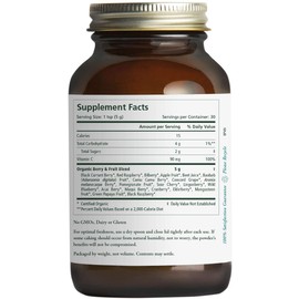 Pure Synergy Berry Power | 5.3 oz Powder | USDA Organic | Non-GMO | Vegan | with 20 Antioxidant-Rich Fruits and Berries