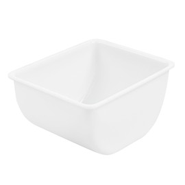 Restaurantware Bar Lux 1.6 Pint White Plastic Condiment Caddy Insert, Modern Style, 1 Shelf, Red, Blue, Green, For Restaurants, Bars, Buffets, Busy Environments, 4.4 x 5.5 x 2.8 Inches