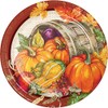 Creative Converting Plentiful Harvest Dessert Plates, 7", Multi-color