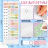 JarThenaAMCS Pastel Smile Face Daily Schedule Pocket Chart 13 x