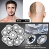 "Cabezal de afeitadora eléctrica de 9 cuchillas para hombre, cabezales