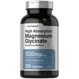 Horb Ach Glicinato Magnesio Tamponado 1330 250 Cápsulas Minerales Quelados Omg Gluten