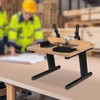 Router Table with Stand and Adjustable Backrest, 440.92 lbs Load-bearing