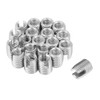 SUS303 Stainless Steel Threaded Inserts, Self-Tapping Slot Thread Insert Nuts