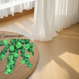 Cynamorkit 1000 PCS Green Silk Rose Petals for Emerald Wedding, Birthday, Graduation, Artificial Flower Petals for Party, Home Decor. St. Patrick's Day (Emerald Green)