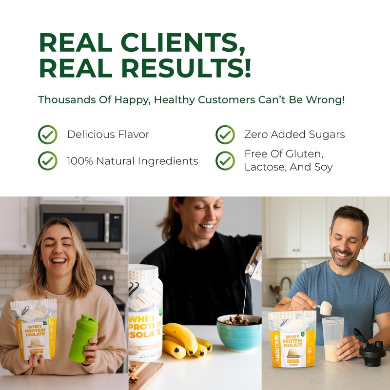 About Time Vegan Protein Powder 20g Salted Caramel, Natural Ingredients,