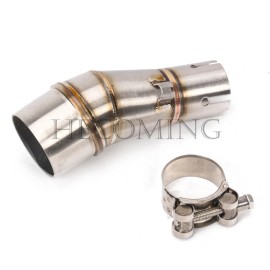 ISTUNT Motorcycle Exhaust Mid Link Pipe For KAWASAKI NINJA 250 250R NINJA 300 2008-2017