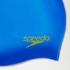 Speedo Kid's Plain Moulded Swim Cap, Artic/Green, One Size