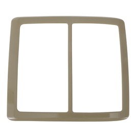 X AUTOHAUX Headlight Trim Bezel for Toyota Tacoma 2016-2023 Front Row Headlamp Bezel Headlight Cover Decor Light Brown 1 Pc