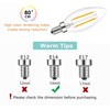 Lamsky E14 European Base LED Filament Edison Bulb, 2W Warm