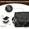 Neceser de Cuero para Hombre,Neceser de Viaje con Manija