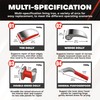 C&T 6 Piece Heavy Auto Body Repair Tool Hammer Dolly