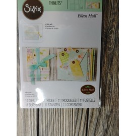 Sizzix Thinlits Card Waterfall & Tags 11pk #665154 Eileen Hull