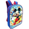 Group Ruz Mickey Mouse 15" Backpack (Blue-Red)