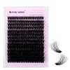 Eyelash Extensions, 3D Natural Eyelash Clusters, Lashes, 60D-10-18 mm, Reusable