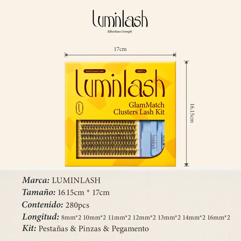 Luminlash Kit De Extensiones De Pestañas 8-18mm