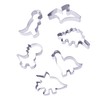 hitsuki Dinosaur Cookie Cutters,Stainless Steel Metal Fun Dino Cookie Cutter