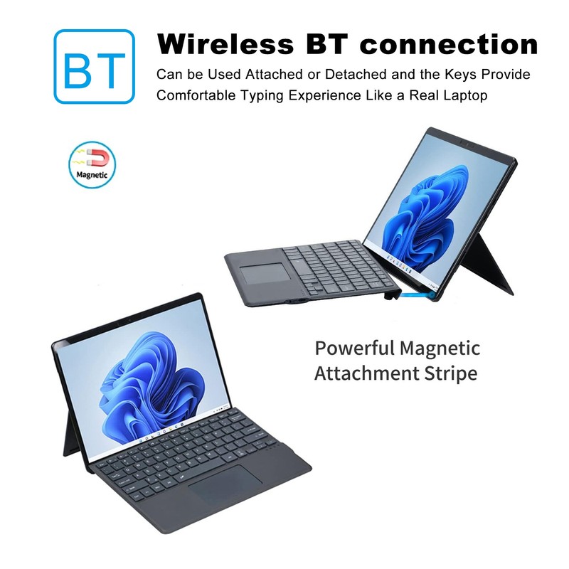 Keyboard Backlit/Non-Backlit Compact Layout Long Battery Life Ergonomic Design Lightweight