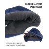 Zylioo S/M/L/XL/XXL Ear Flap Knitted Hat for Large Head, Winter