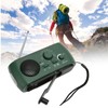 Solar Hand Crank Radio Multifunction Rechargeable Emergency Radio with Flashlight