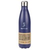 Aquapelli Vacuum Insulated Sport Bottle, 16 Ounces, Blueprint Blue