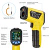 Infrared Thermometer MESTEK Temperature Meter Digital Laser IR Pyrometer K-Probe
