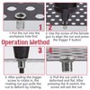 Hilitchi SAE Stainless Steel Rivet Nuts Threaded Insert Rivnuts (3/8-16“(20PCS))