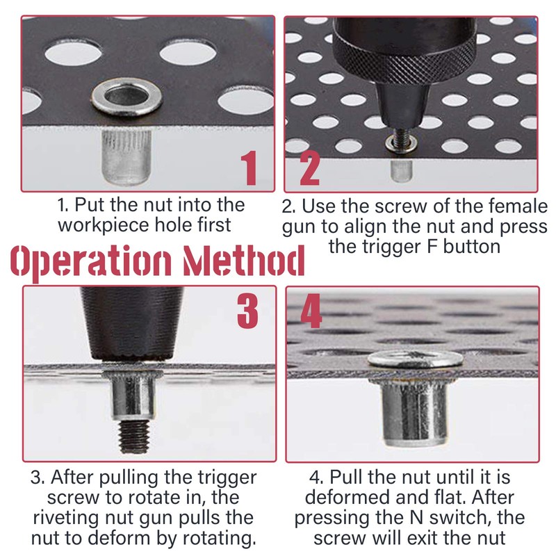 Hilitchi SAE Stainless Steel Rivet Nuts Threaded Insert Rivnuts (3/8-16“(20PCS))