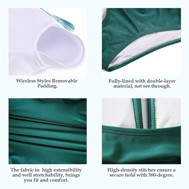 Smismivo Traje de baño de una pieza con control de