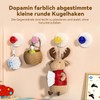 Aartner Pack of 4 Hooks with Suction Cup, Colourful Suction