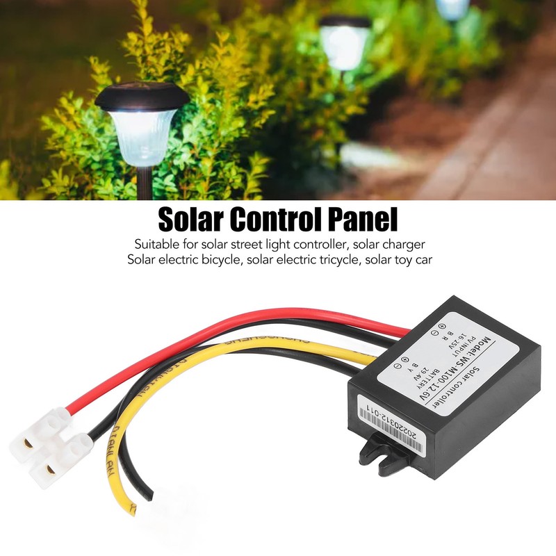 MPPT Solar Controller Protective Control Panel Switch Battery Charging Supplies