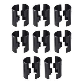 Wire Shelf Clips, 8 Pieces Wire Shelf Clips, Strong Wire Shelf Lock Clips, Wire Shelf Locking Clips, Shelf Lock, Replacement Lock Clips Plastic for Wire Shelving System