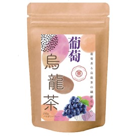 Grape Oolong Tea Powdery Instant Oolong Tea Sugar Free (Easy: Quickly Dissolves in Water/Hot Water), Commercial Use, 8.8 oz (250 g)