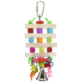 Super Bird Creations SB891 Balsa Bling Bird Toy, Small Bird Size, 7" x 2.5"
