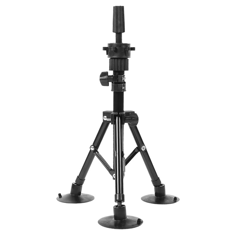 Wig Head Stand Mannequin Tripod Hairdressing False Head Mold Stand