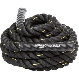 Basics Battle Rope for Home Gym Workout, Exercise Training Equipment - Style: 2 Inch x 30 Ft