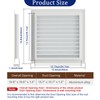 16" X 16" Gable Vent Aluminum Gable Vents for Houses