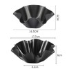 4Pcs Tortilla Maker Nonstick Taco Shell Maker Salad Bowl Carbon