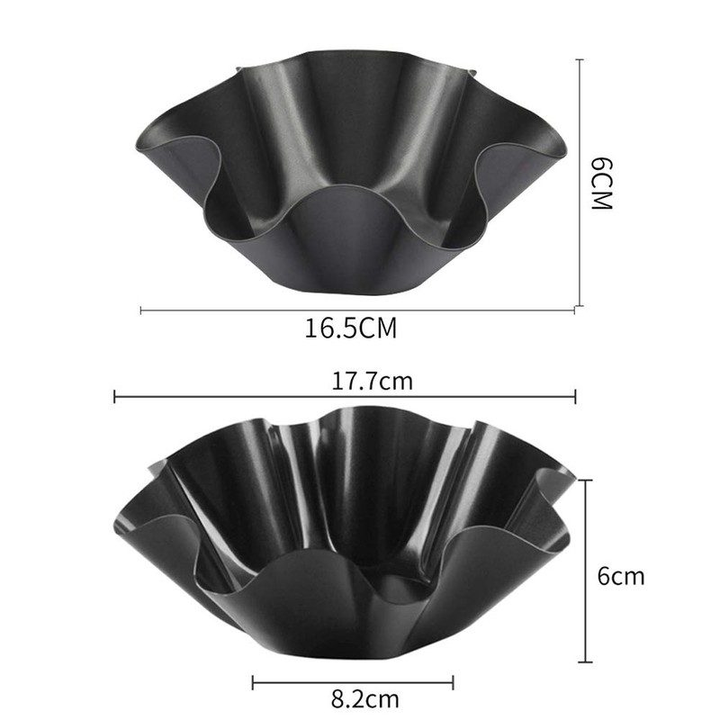 4Pcs Tortilla Maker Nonstick Taco Shell Maker Salad Bowl Carbon